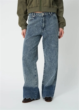 Scallop edge buks Denim Blue Stella Nova 